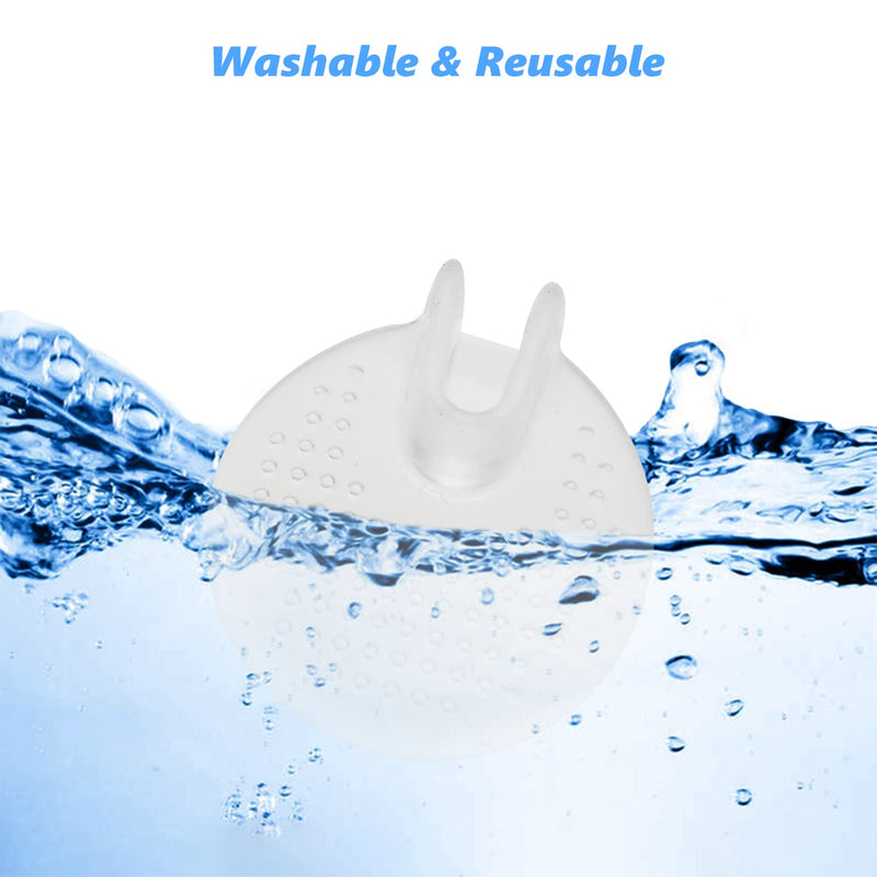 [Australia] - Silicone Thong Sandal Toe Protectors, 3 Pairs Clear Sandal Toes Seam Guard Pad Flip-Flop Sandal Flip Flops Gel Toe Guards Cushions for Foot Protection Y7JJD 