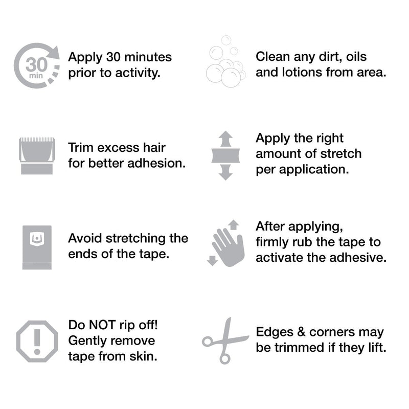 [Australia] - StrengthTape Kinesiology Tape - 5M Precut K Tape Roll - Premium Athletic Tape - Support and Prevent Injuries - Multiple Colors Available Beige 