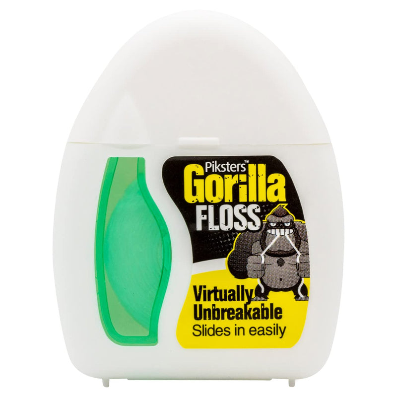[Australia] - Piksters Gorilla Extra Strong Fine Thread Scrubbing Dental Floss. 30m 