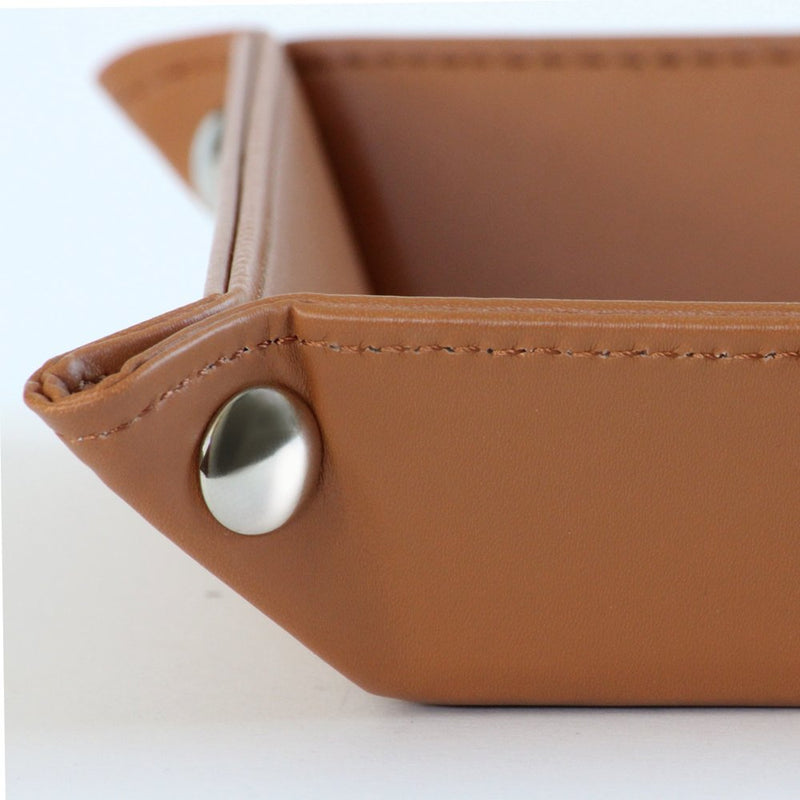 [Australia] - Bella Busta- Loved you yesterday, Love you still, Always have, Always will- Engraved Leather Valet Tray (Rawhide) Rawhide 
