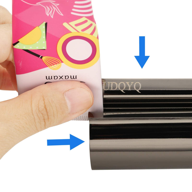 [Australia] - Toothpaste Squeezer - Metal Tube Squeezer Stainless Steel Tube Wringer UDQYQ Toothpaste seat Holder Stand (2 Pack) Black 