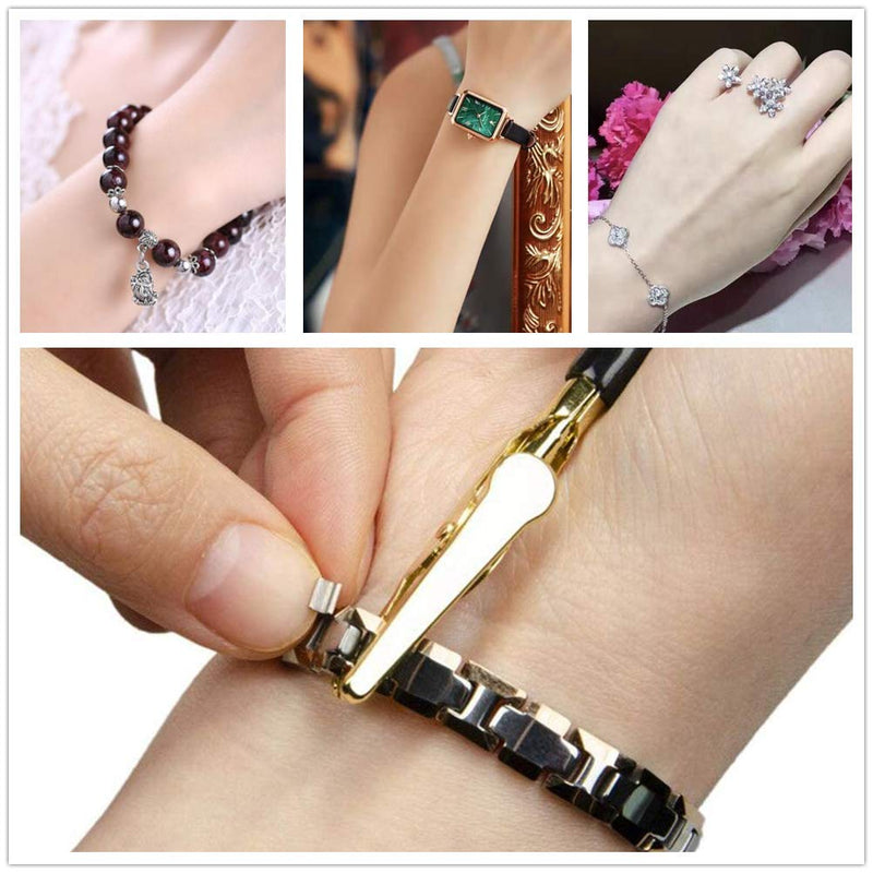 [Australia] - Bracelet Helper Gold Bracelet Helper Buddy Metal Bracelet Buddy Jewelry Fastening Helper Arthritis Aid (golden), One Size (ASKL-JQBQ20210221) 