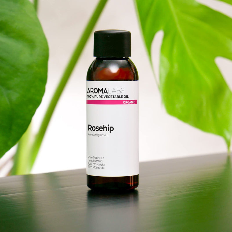 [Australia] - 100% Organic cold pressed Rosehip oil - 100ml - Pure, Natural, from organic farming - Aroma Labs 100 ml 
