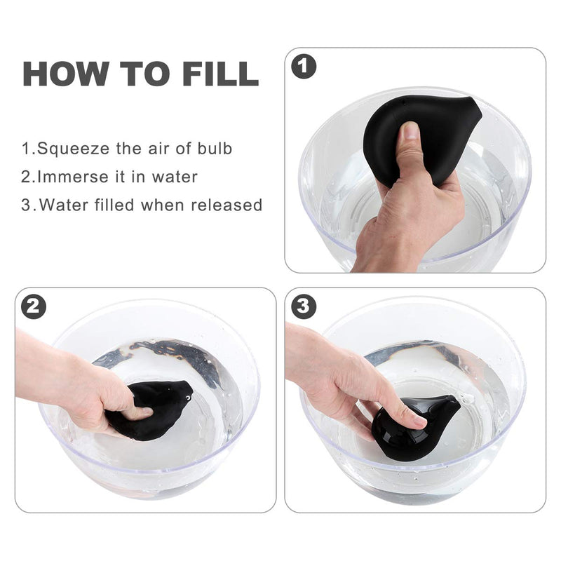 [Australia] - RANEU Enema Bulb Anal Douche Enema Kit for Women & Men with 3 Nozzles (4 Piece Set) 4 Piece Set 
