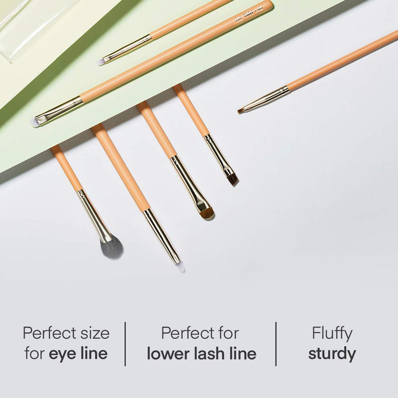[Australia] - THE TOOL LAB 205 Eye Smudge Brush Makeup Brush-Angled Precision Flat Define Eyeliner Blending Definer for a Stunning Eye Makeup Professional-Premium Quality Natural Hair Bristles Cosmetic 