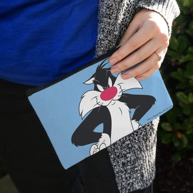 [Australia] - Looney Tunes Sylvester Makeup Cosmetic Bag Organizer Pouch 