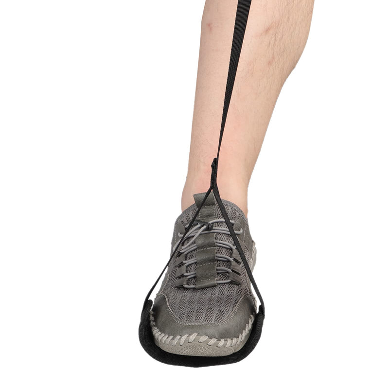 [Australia] - Leg Lifter Strap Multi-Loop Rigid Foot Lifter Loop with Handgrips with Non Slip Foot Pad for Elderly, Mobility Aids for Wheelchair,Car,Bed 