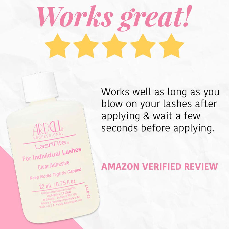 [Australia] - Ardell Professional Lashtite For Individual Eyelash Clear Adhesive 22ml / 0.75 fl.oz. 