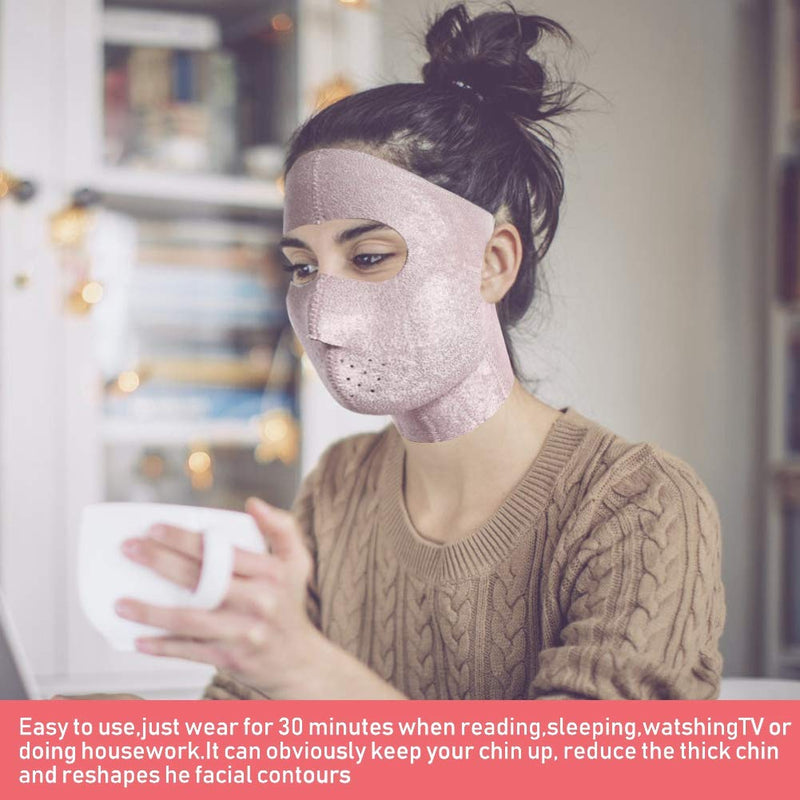 [Australia] - Face Lifting Slimming Full Coverage Bandage Reduce Facial Double Chin Care Weight Loss Beauty Belt 