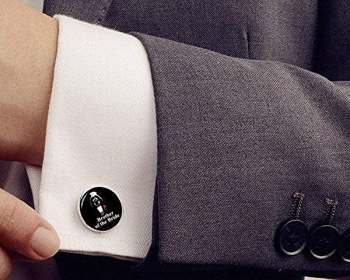 [Australia] - Kooer Classic Stylish Star Cuff Links Personalized Wedding Cufflinks Gift for Men Bestman 