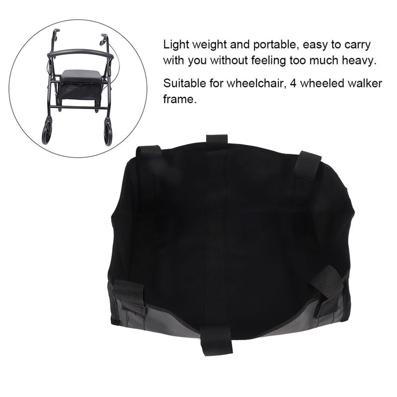 [Australia] - Underseat Rollator Bag,4 Wheeled Walker Rollator Wheelchair Frame Storage Bag Organizer Pouch Storage to Walkers for Senoirs Accessories 
