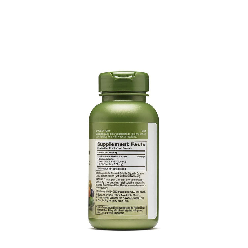 [Australia] - GNC Herbal Plus Saw Palmetto Extract 160mg 