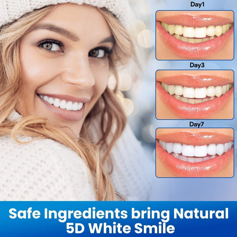 [Australia] - Teeth Whitening Strips, Tooth Whitening Kits, at Home Teeth whitening Strips,Sensitive Teeth Whitening Strips Teeth Whitener 14 Packs 28 Pcs 