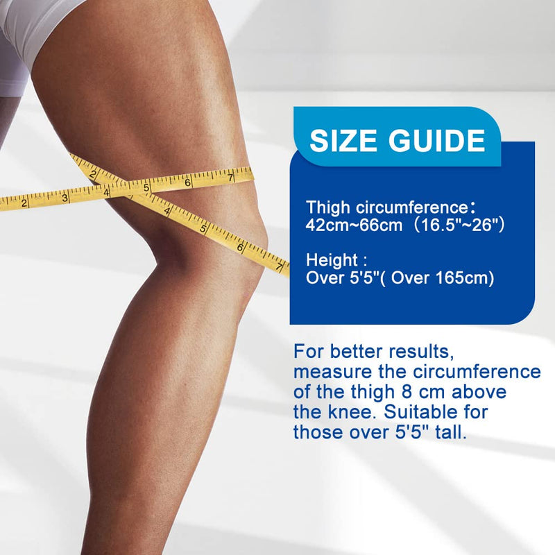 [Australia] - Bukihome Shower Watertight Foot Protector, Adult Leg Cast Covers, Extra Large Capacity for 198 Pounds Adult Thigh Tension & Super Waterproof Leg Protector Legs 