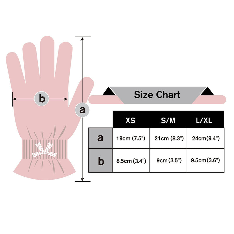 [Australia] - Migliore Wear 2 Pairs Cotton Gloves for Eczema with Touchscreen Fingers, Moisturising Gloves for Dry Hands, SPA, Hand Care, Eczema Gloves for Adults(Pink-L/XL) 2 Pairs-Pink Pink-L/XL 