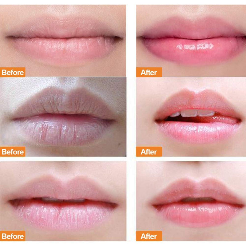 [Australia] - Lip Scrub,Double Effect Lip Sleeping Mask, Lip Treatment,Peach Overnight Moisturizing Repairing Lips Mask, Hydrate & Plump Dry, Chapped Lips, Peeling Lips 