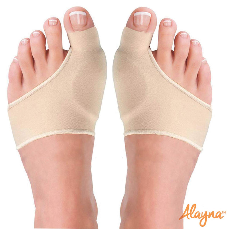 [Australia] - Alayna Bunion Corrector and Bunion Relief Sleeve Gel Pad Cushion Splint Orthopedic Bunion Protector for Men and Women, Hallux Valgus Corrector Bunion Guard, Bunion Pain Relief (2 PCS) (Large) 