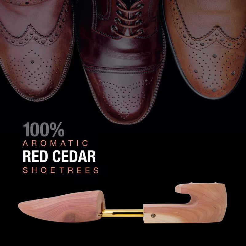 [Australia] - Moneysworth and Best Men's Shoe Trees with Hook Heel Small Red Cedar 