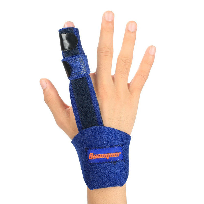 [Australia] - Finger Extension Splint for Trigger Finger, Mallet Finger, Finger Knuckle Immobilization, Finger Fractures, Wounds, Post-operative Care and Pain Relief- Malleable Metallic hand splint finger support 1 