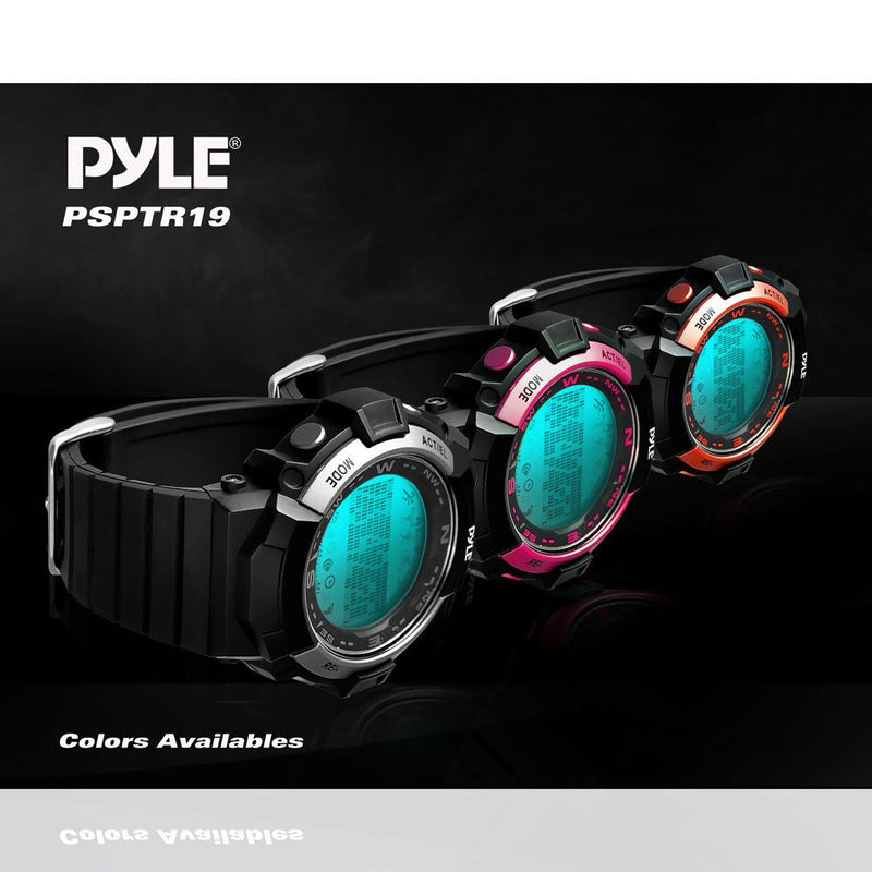 [Australia] - Pyle PSPTR19OR Digital Multifunction Sports Wrist Watch - Smart Fit Classic Men Women Sport Running Training Fitness Gear Tracker w/ Sleep Monitor, Pedometer, Alarm, Stopwatch, Backlight, Orange 