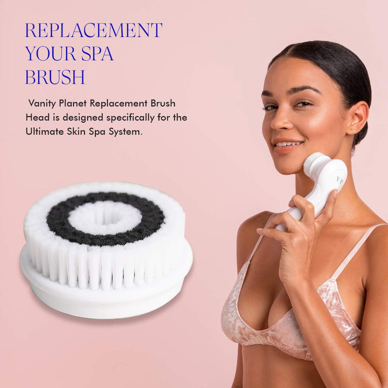 [Australia] - Vanity Planet Replacement Brush Head for Ultimate Skin Spa and Glowspin, Exfoliating Brush 