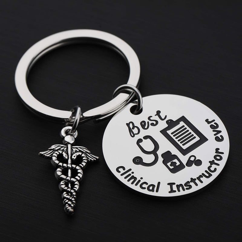 [Australia] - ENSIANTH Clinical Instructor Gift Best Clinical Instructor Ever Keychain Clinical Nursing Instructor Gift Nurse Graduation Gift Clinical Instructor Keychain 