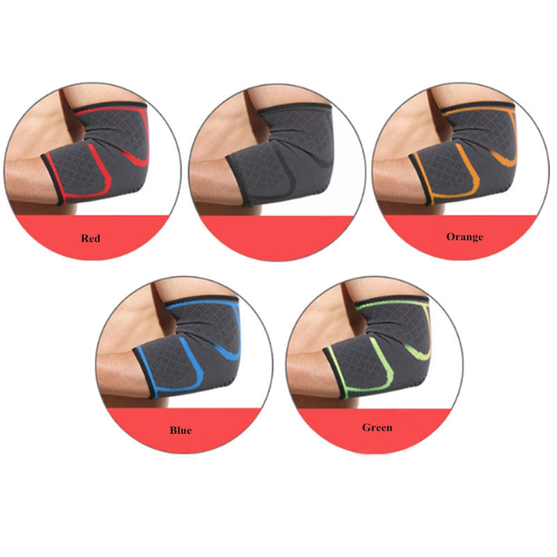 [Australia] - 1 pair Elbow Compression Sleeve,Elbow Brace,arm sleeve,for Workouts, Sports, Golfers, Tennis Elbow, Arthritis, Tendonitis (Blue) Blue 