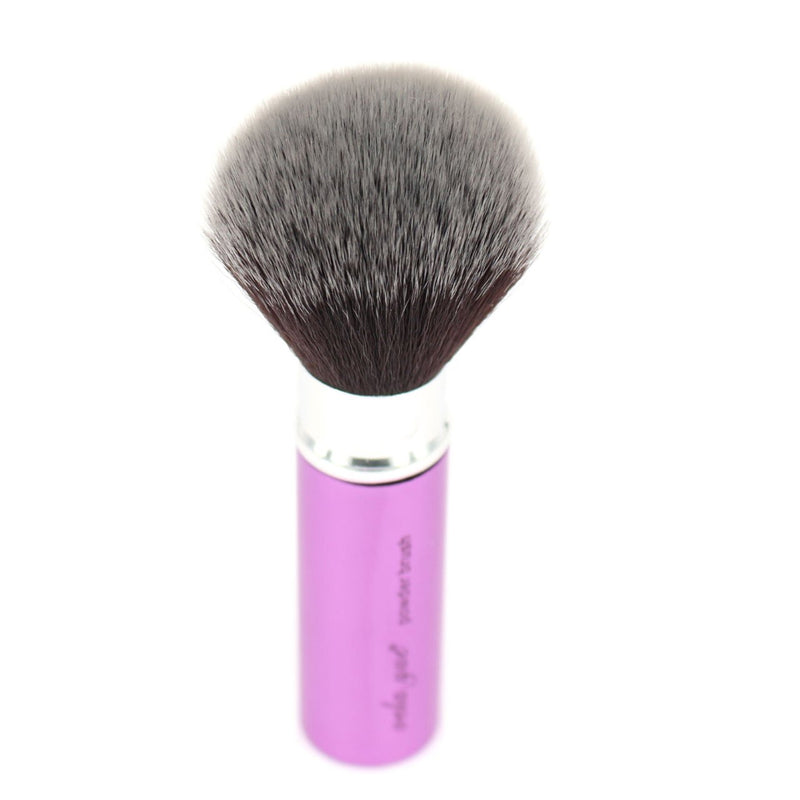 [Australia] - Vela.Yue Retractable Face Kabuki Brush Round Powder Makeup Brushes Round Powder Brush 