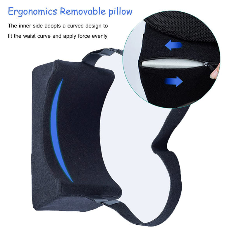 [Australia] - Universal Shoulder Abduction Sling with 30° Abduction Pillow 3-point Strap Exercise Ball Adjustable- Immobilizer for Injury Support Rotator Cuff, Sublexion, Surgery, Dislocated, Broken Arm - Brace (Free Size) 
