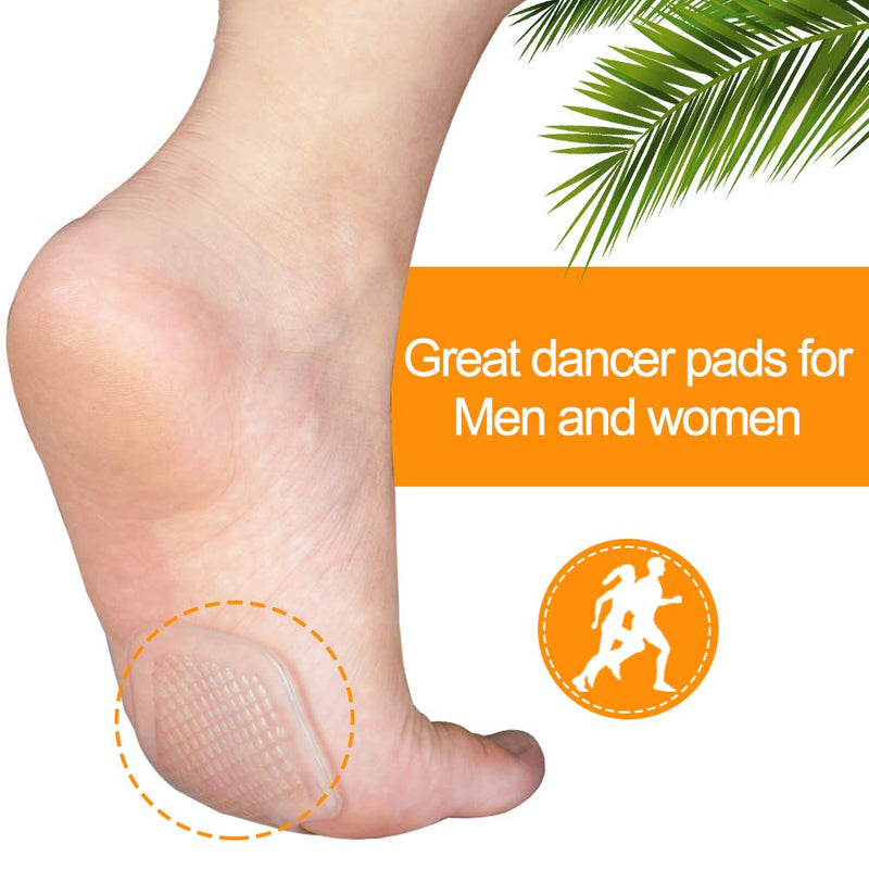[Australia] - Kimihome Sesamoiditis Pads, 8 Pieces of Gel Metatarsal Cushions, Ball of Foot Cushion Protect and Relieve Metatarsal, Sesamoid, Ball of Foot Pain - 4 Pairs 