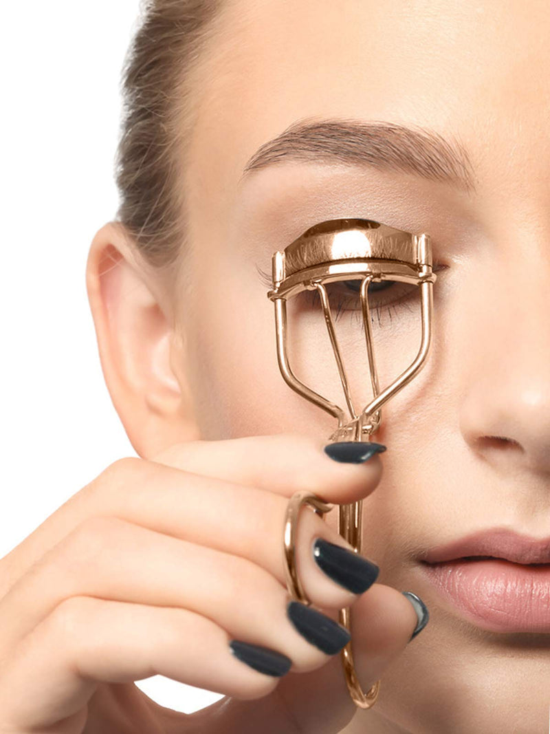 [Australia] - TPPICK Eyelash Curler Kit Metal Lash Curlers with Mascara Applicator Eyelashes Separator Comb & 6 Replacement Refill Pads (Rose Gold) Rose Gold 