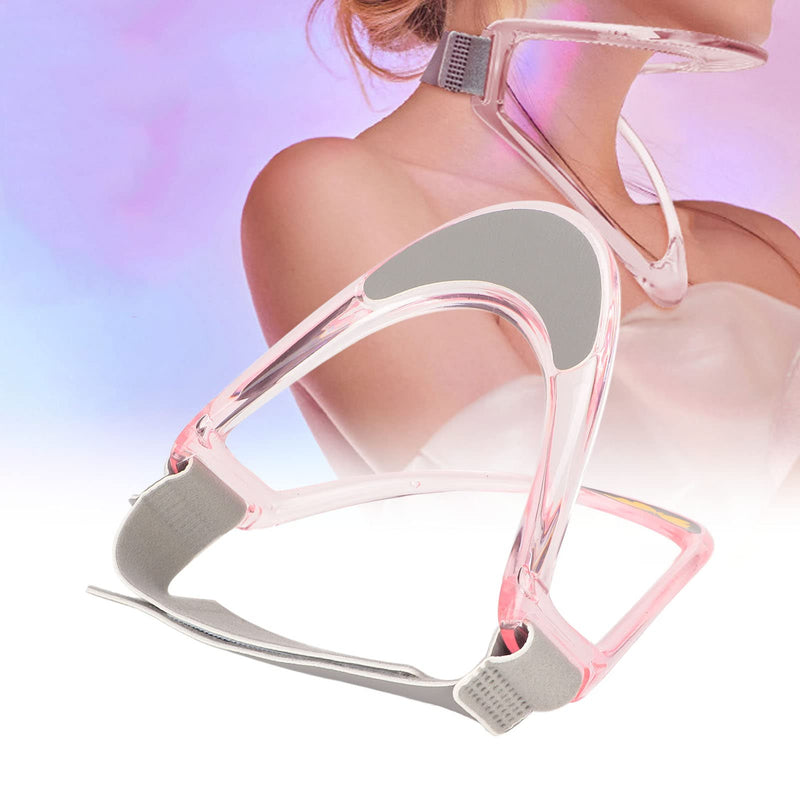 [Australia] - Neck Support, Fashionable Neck Support Prevent Bow Cervical, Decompressed, Shaping Cervical Collar, Cervical Neck Traction Device for Daily Life(Pink) Pink 