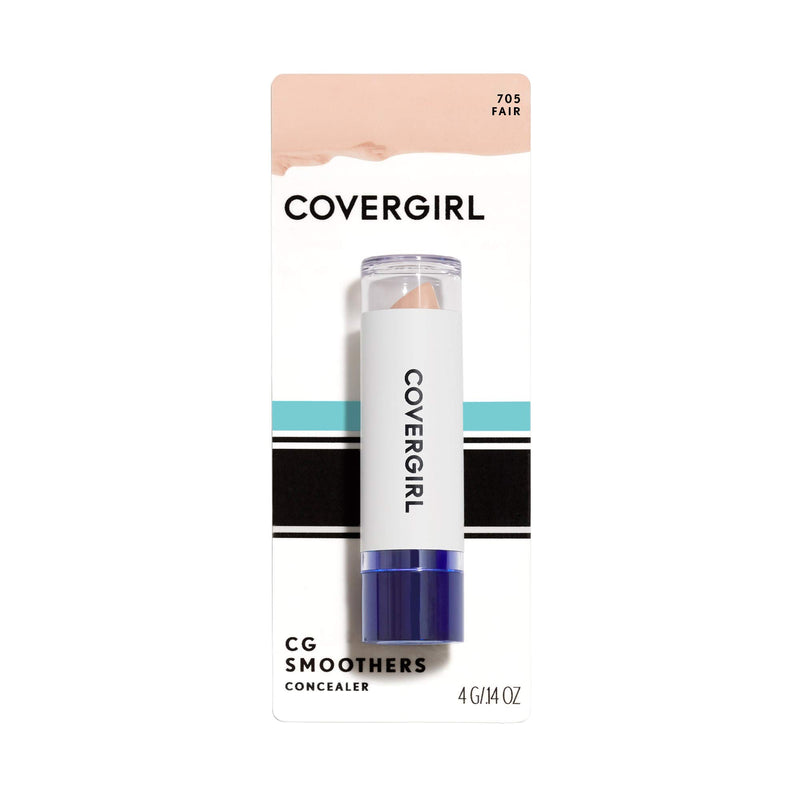 [Australia] - COVERGIRL Smoothers Moisturizing Concealer, 1 Tube (0.14 oz), For Fair Skin Tones, Solid Stick Concealer-Fragrance Free, Moisturizing (packaging may vary) (Pack of 1) 
