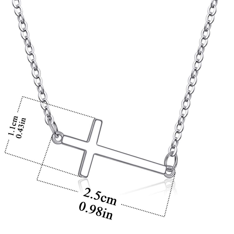 [Australia] - XOYOYZU Tiny Cross Pendant Necklace for Women Simple Cross Necklaces Mothers Day Birthday Gifts for Women Girl Choker cross 