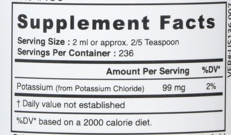 [Australia] - Good State - Liquid Ionic Potassium 732 - (99 mg of Ionic Potassium per Serving) (236 Servings per Bottle) 
