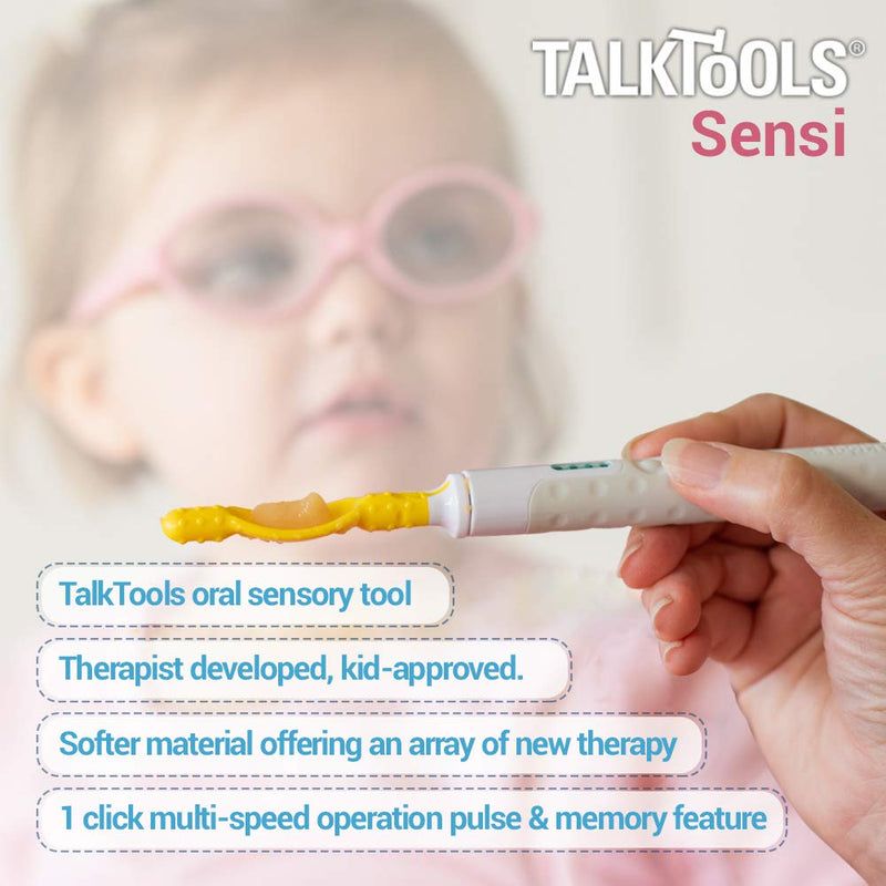 [Australia] - TalkTools® Sensi Sensory Integration Kit with 5 Sensory Oral Motor Tips and Storage Pouch 