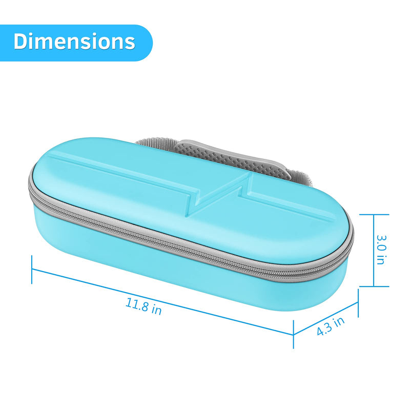 [Australia] - Nurse Stethoscope Case, SKYREH Travel Hard Stethoscope Case for 3M Littmann Classic III, 3M Littmann Cardiology IV, MDF Acoustica Lightweight Stethoscope (Blue) Blue 