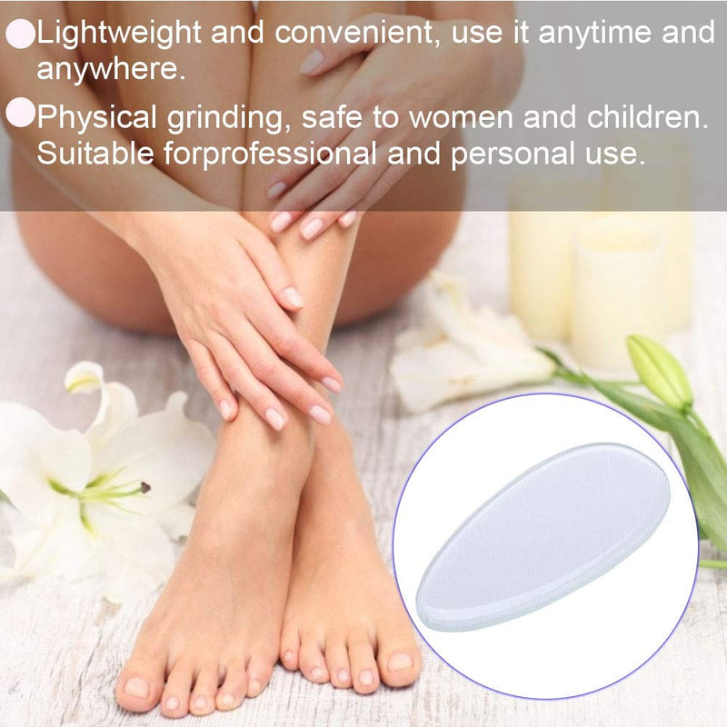 [Australia] - Glass Foot File, Professional Durable Hard Skin Removal Foot File Pedicure Scraper Foot Care Tool for Soft Feet 