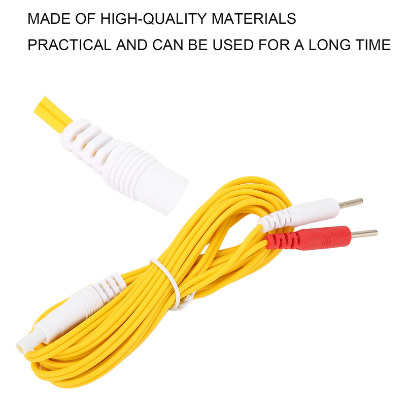 [Australia] - TENS Unit Lead Wires, 6 x Replacement Lead Wires for Electrodes, Universal and Compatible with Most TENS Units and Other Electrotherapy Stimulation Devices 