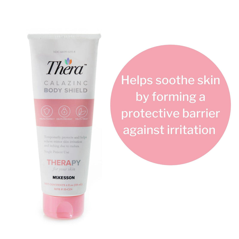 [Australia] - Thera Calazinc Body Shield Skin Cream - Helps Relieve Dry Skin, Chafing, Itching, Irritation - Lavender-Scented, 4 oz Tube, 1 Count 