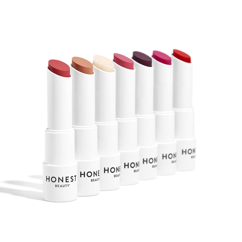 [Australia] - Honest Beauty Tinted Lip Balm, Blood Orange | Vegan | 6+ Hours Of Moisture | Paraben Free, Silicone Free, Cruelty Free | 0.141 Oz. (Packaging May Vary) 