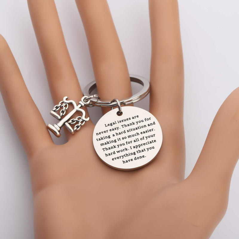 [Australia] - AKTAP Lawyer Gift Thank You for All of Your Hard Work Scales of Justice Lawyer Keychain Lawyer Jewelry for Judge Legal Assistant Legal Assistant  Keychain 