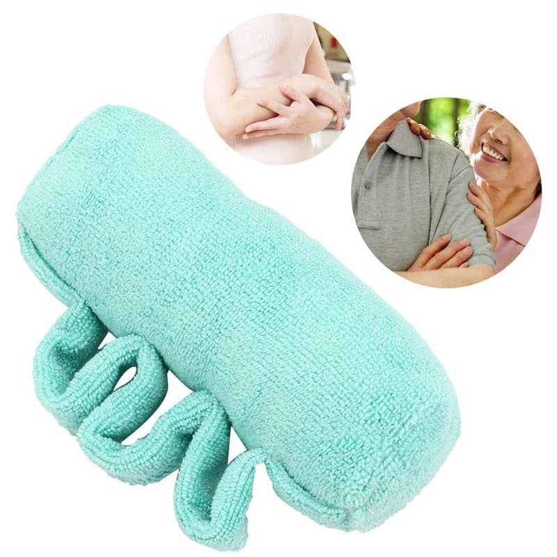 [Australia] - Garosa Fingers Separation Pad, Finger Contracture Cushion Palm, Finger Grips Splitter, Palm Protector with Separators for Elder Bedridden Stroke Hemiplegic Patient Hand Care (Green) Green 