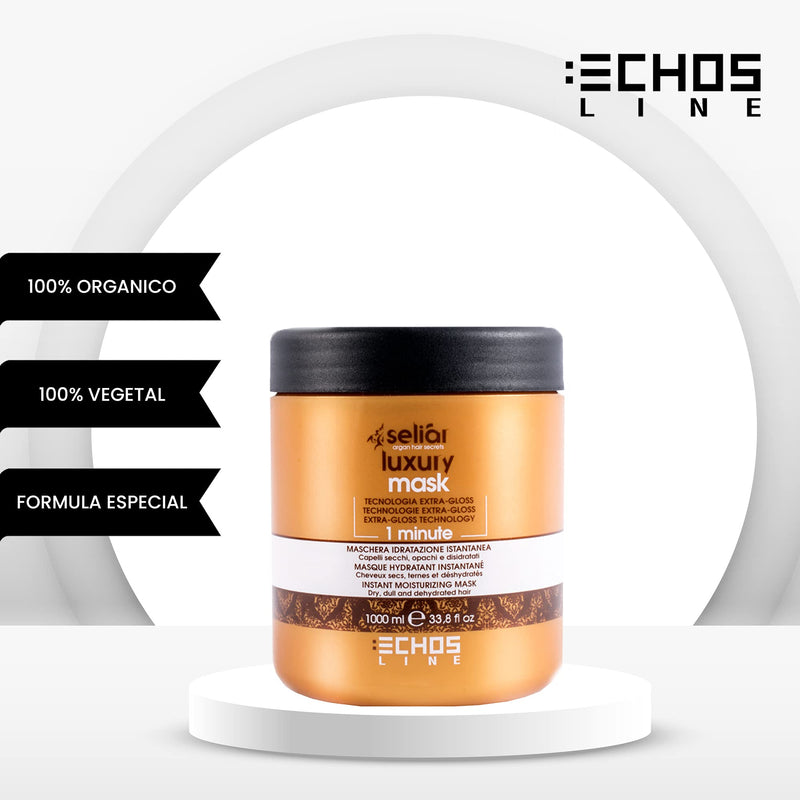 [Australia] - ECHOSLINE Seli√†r Luxury Instant Moisturizing Mask for Dry and Dehydrated Hair - 1000 ml 