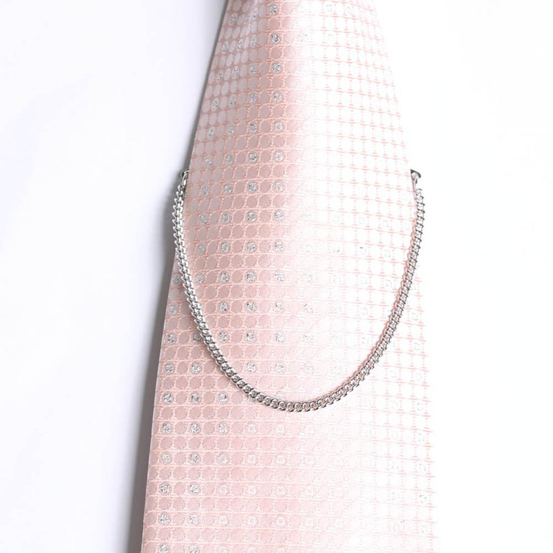 [Australia] - Men's Classic Tie Chain Set, Gift Boxed 