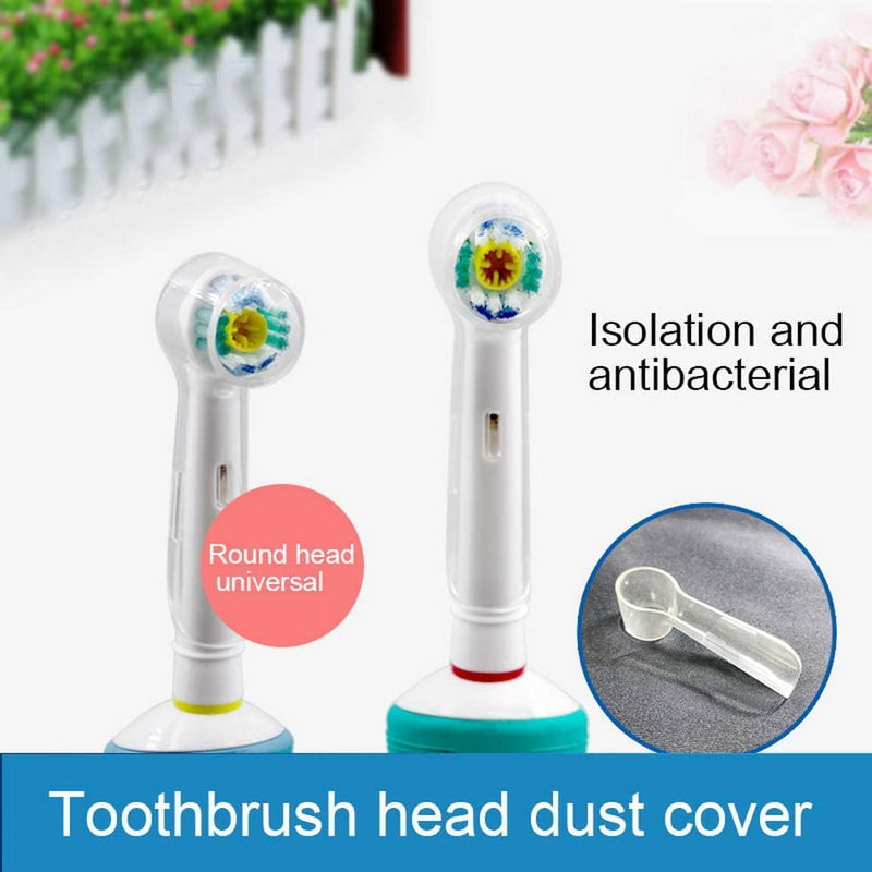 [Australia] - 8 Pcs Electric Toothbrush Cover, Hygienic Protective Travel Cap Toothbrush Heads for Keeping Germs and Dust Away 