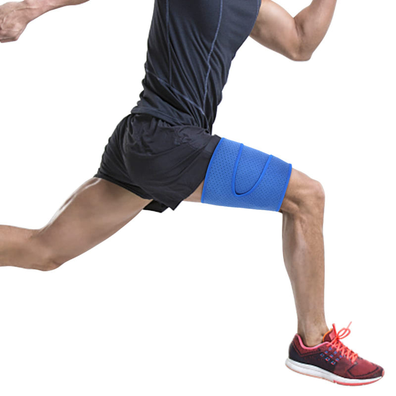 [Australia] - Thigh Support Compression, Thigh Support with Silicone Anti-Slip Strip, Hamstring Wrap Compression Sleeve Supports Muscle Recovery and Prevents Injuries 