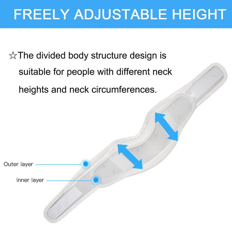 [Australia] - TANDCF Upgrade Cervical Neck Brace Collar with Chin Support for Stiff Relief Cervical Collar Correct Neck Support Pain Bone Care Health(Upgrade Size L/XL) Upgrade Size L/XL 