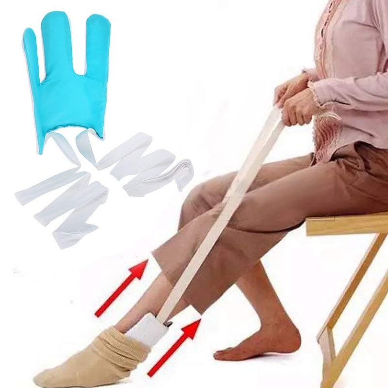 [Australia] - Sock Aid - Stocking Slider Assist Device - Compression Sock Helper Aide Tool for Elderly, Disable and Pregnant - Sock Dressing Aid for Home 