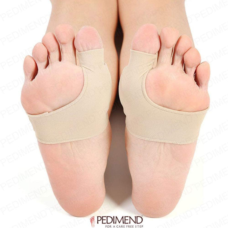 [Australia] - PEDIMEND Hallux Valgus Correction Sleeve (1PAIR - 2PCS) - Big Toe Bone Silicone Foot Thumb Orthopedic Brace - Bunion Toe Straightener - UNISEX - Foot Care 